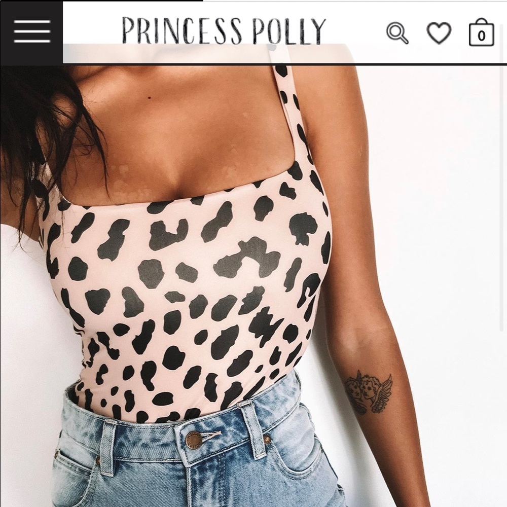 Princess polly - THE ANAFI LEOPARD BODYSUIT